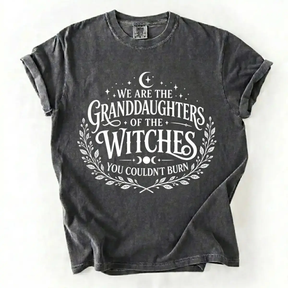 Comfort Colors We Are the Granddaughters of the Witches You Could Not Burn Shirt, Witch Shirt, Mystic Shirt, Salem Witch Tshirt, Halloween Shirt