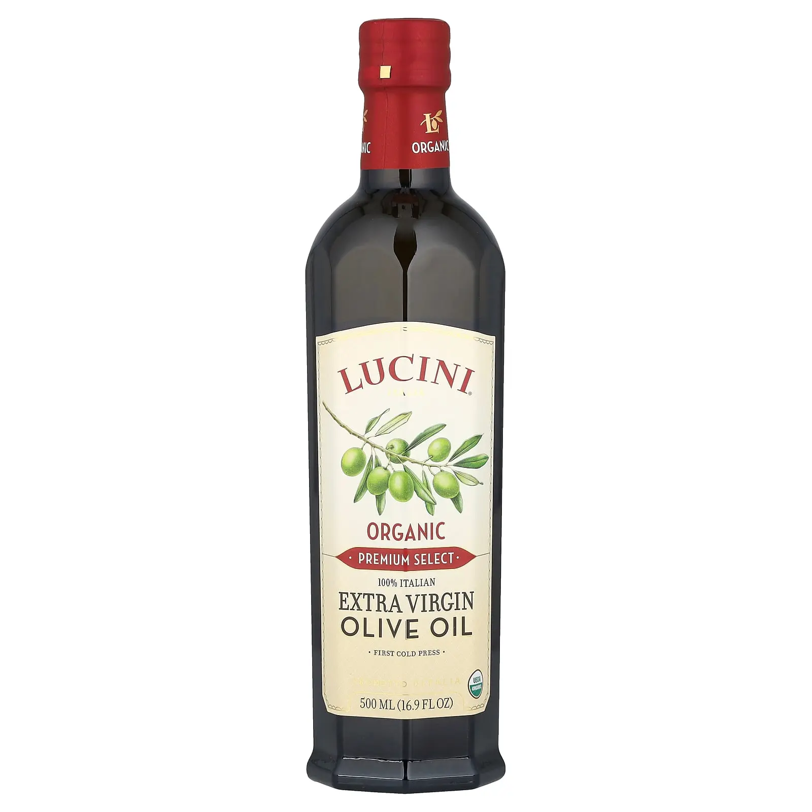 Lucini Premium Select, Organic Extra Virgin Olive Oil, 16.9 fl oz (500 ml)