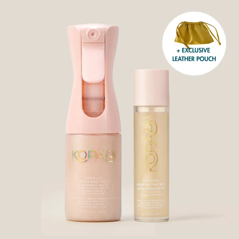 Kopari Glow & Go SPF Mist Duo – TikTok Exclusive Best Selling Sunscreen Mists