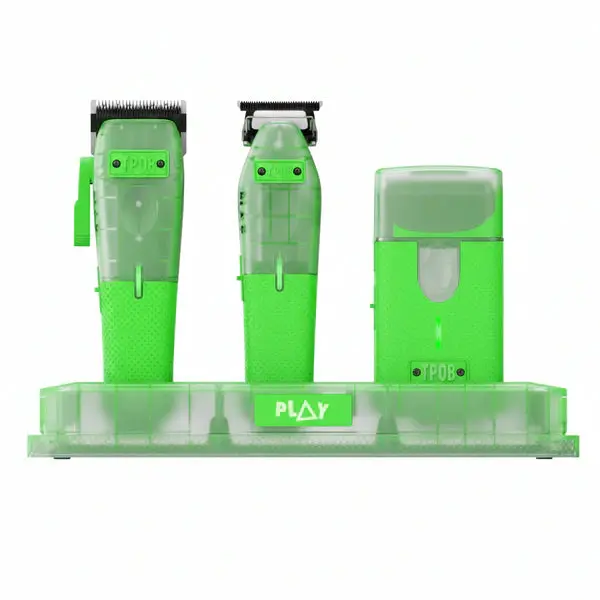 TPOB PLAY Mini Transparent Green Bundle – Clipper Trimmer Shaver