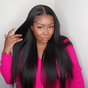 UNice Pre Everything Glueless Yaki Straight Wig 7x5 HD Lace Closure Human Hair Wigs With Knotless Beginner Friendly ##tiktokshopjumpstartsale