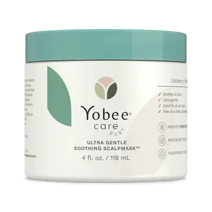 Yobee Ultra Gentle Soothing Scalp Mask for Babies - Organic Blend with Probiotic Extracts & Honey - 4 Oz
