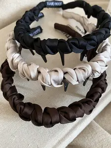 Women's Fashion Hairband, Comfortable & Elegant Acrylic Lace Knot Headband, Daily Wear Accessory for Ladies, Hair Braid Headband