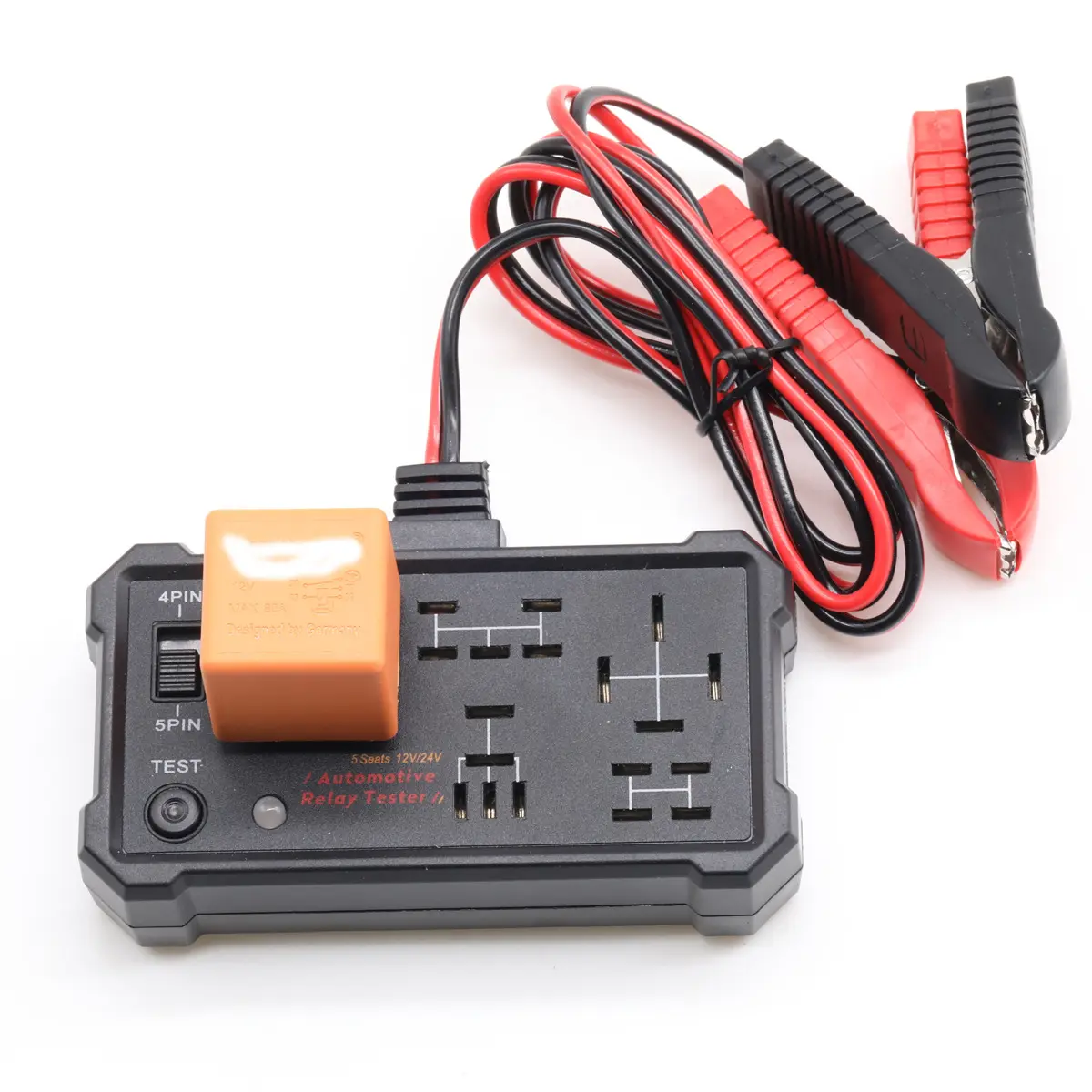 5-in-1 Car Relay Tester - 12V/24V Professional Relay Tester Tool for Automotive Electrical Circuit Checking & System Troubleshooting,fathersdaygift,summerwins
