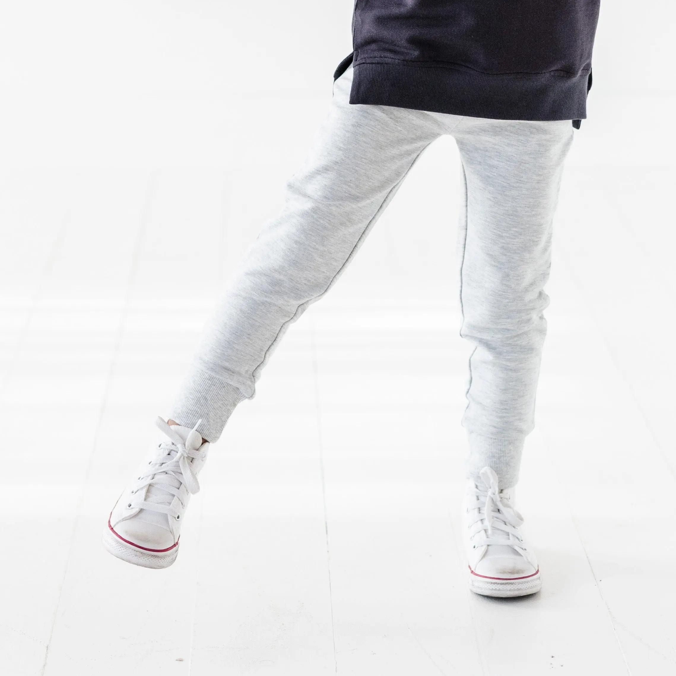 Heather Grey Jogger Sweatpants