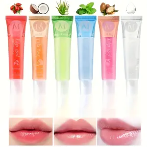 IMAN OF NOBLE 6Pack Lip Oil Non Sticky Long Lasting Moisturizing Hydration Lip Gloss Instantly Hydrates And Deeply Softens Dry Lips Cosmetic