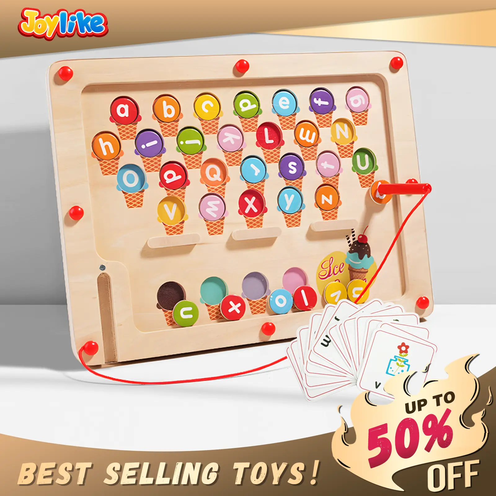 Alphabet Wooden Color Matching Counting Puzzle for Toddlers Educational Fine Motor Skills Toy Alphabet Wooden Color Matching Counting Puzzle for Toddlers Educational Fine Motor Skills Toy