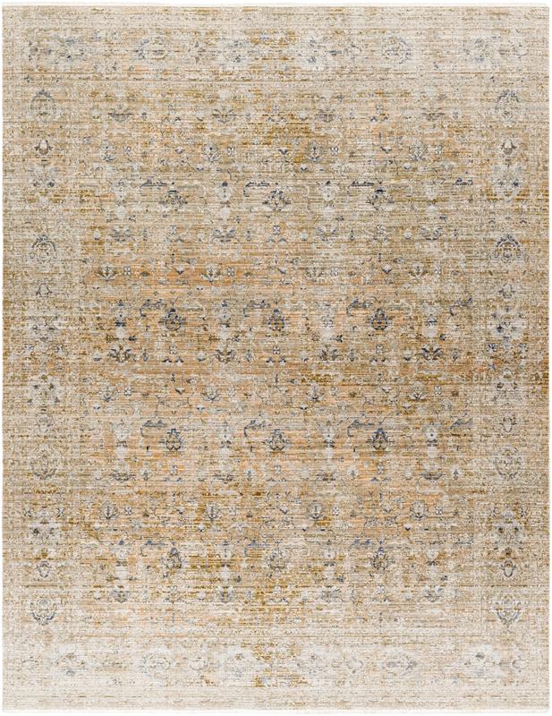 Livabliss BOMG2309-71010 7'10" x 10' Rectangular Soft Decorative Area Rug, Machine-Woven Polyester Face Home Decor Rug, Machine-Washable Modern Indoor/Outdoor Textile for Living Rooms