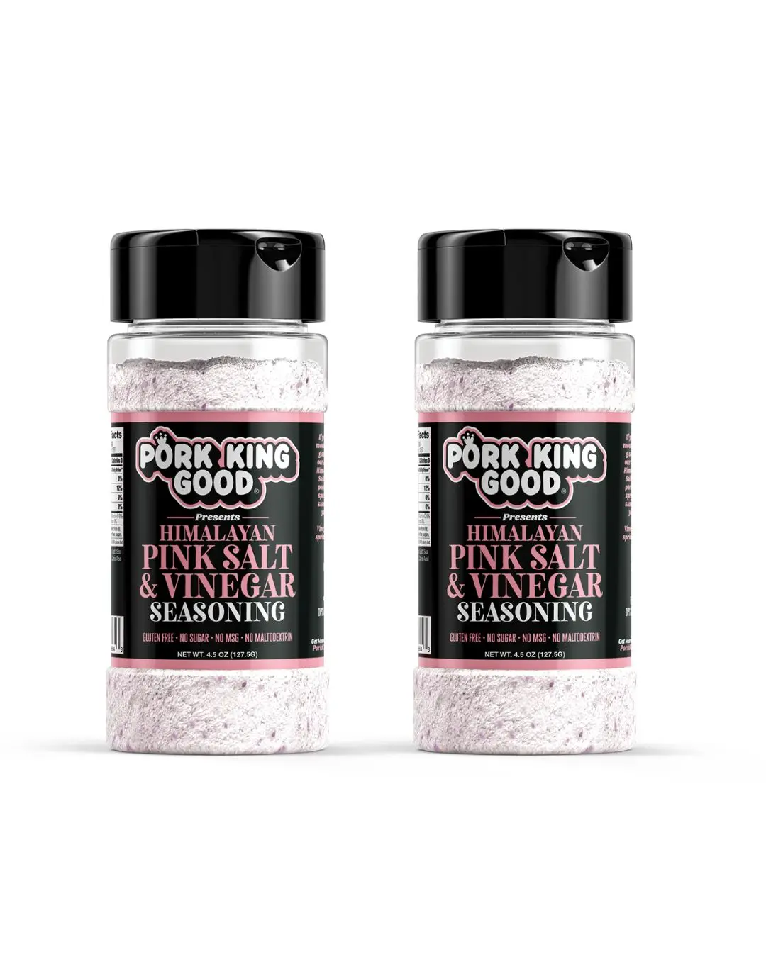 2 Pack Pork King Good Himalayan Pink Salt & Vinegar Seasoning 2 Pack Pork King Good Himalayan Pink Salt & Vinegar Seasoning