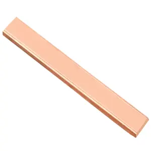 1/8" × 1" × 8" Copper Flat Bar, 99.9% Copper Bar Stock, 9Ga Pure Copper Strip for Electroplating, Jewelry Plating (3 * 25 * 200mm)