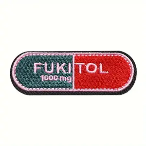 FUKITOL 1000mg Tactical Humor Funny Meme Morale Velcros Patch - Embroidered Sarcastic Applique for Backpacks, Vests, Jackets