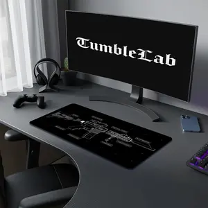 Custom Gun Blueprint Pattern Mouse Pad, 1 Count Rectangle Gaming Mouse Pad, Non-Slip Mousepad, Premium Multipurpose Mousepad, Office Desk Keyboard Mouse Mat for Home Office Game Room Desk, Gaming Accessory