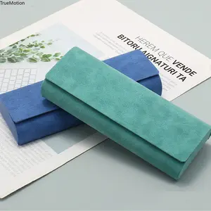 PU Leather Glasses Pouch, Protective Sunglasses Case, Soft Eyewear Storage Bag for Reading Glasses