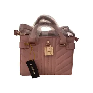 BLUSH AERIN DM SATCHEL BAG | BEBE| ELEGANT PINK STRUCTURED HANDBAG
