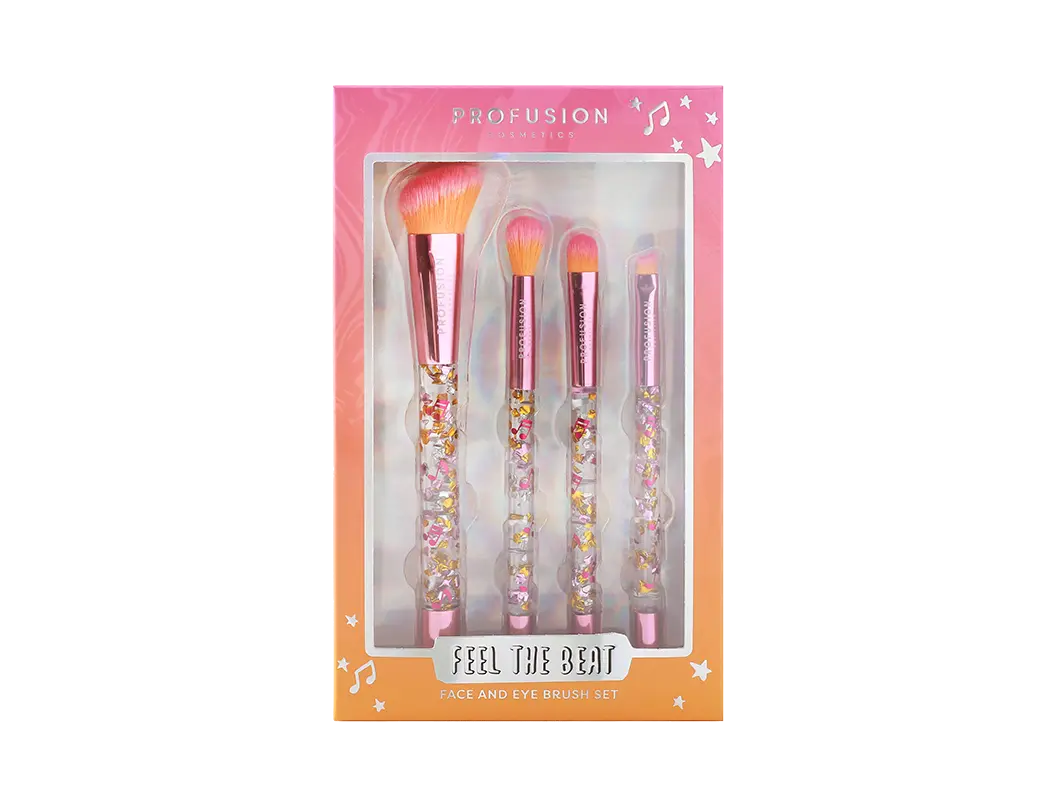 It's a Vibe | Feel the Beat 4-pc Face & Eye Brush Set
