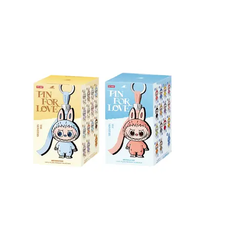 Pop Mart THE MONSTERS (Labubu) V4 Pin for Love Series - Vinyl Plush Pendant Blind Box Blind Box (A-M) or (N-Z)