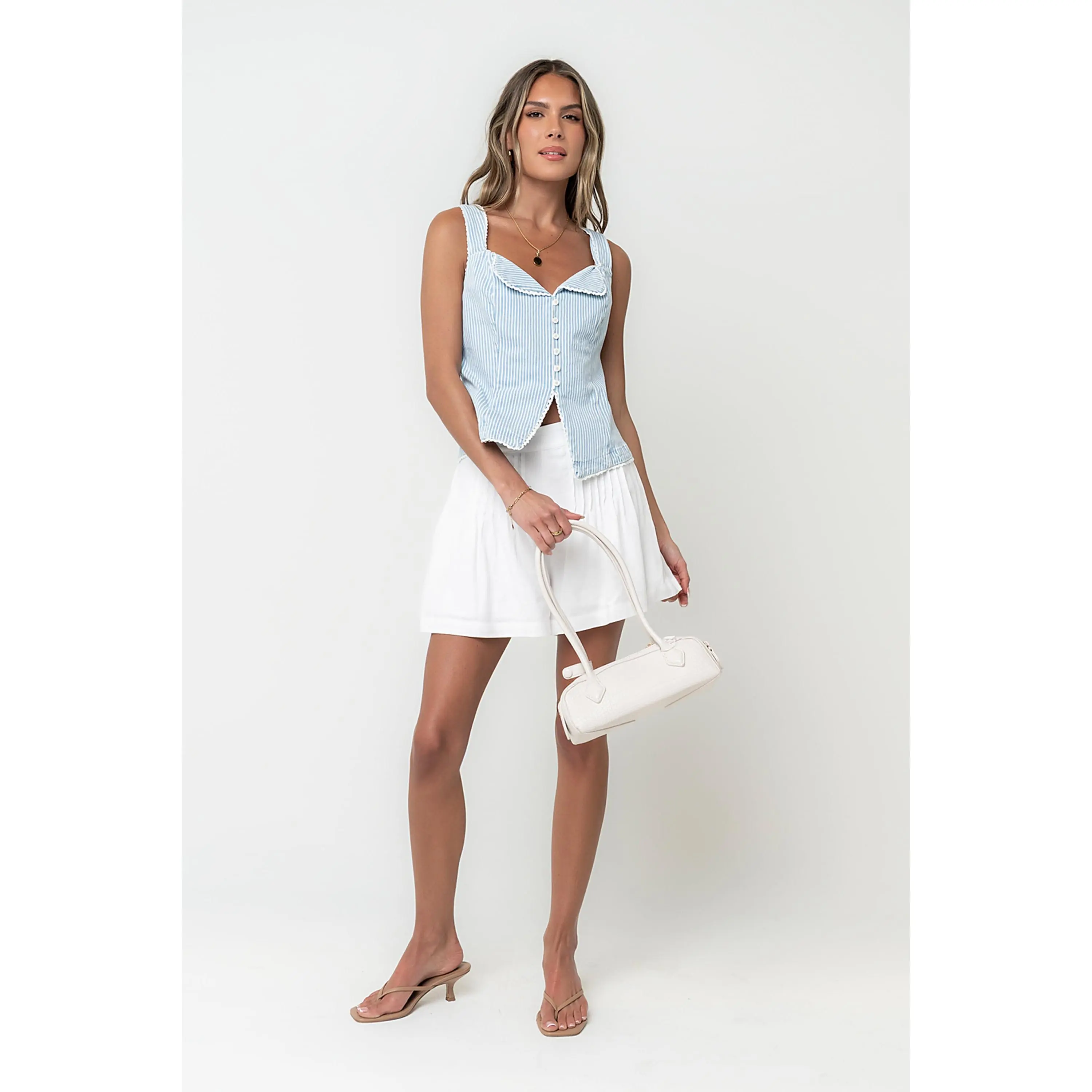 Tristen Striped Vest