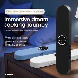 Bone Conduction Wireless Bluetooth-compatible Music Box Sleep Speaker Timer Pillow Under Bluetooth-compatible Sound System, Portable Audio Device