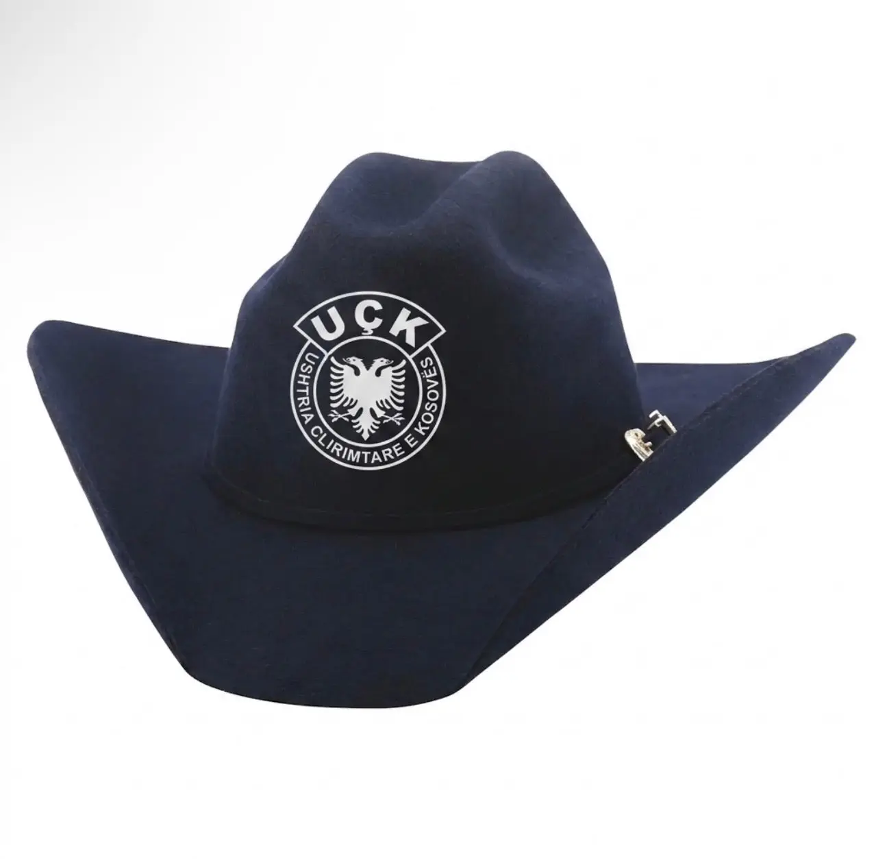 “Midnight” UÇK Albanian Navy Blue 4x Rabbit Wool Cowboy Hat