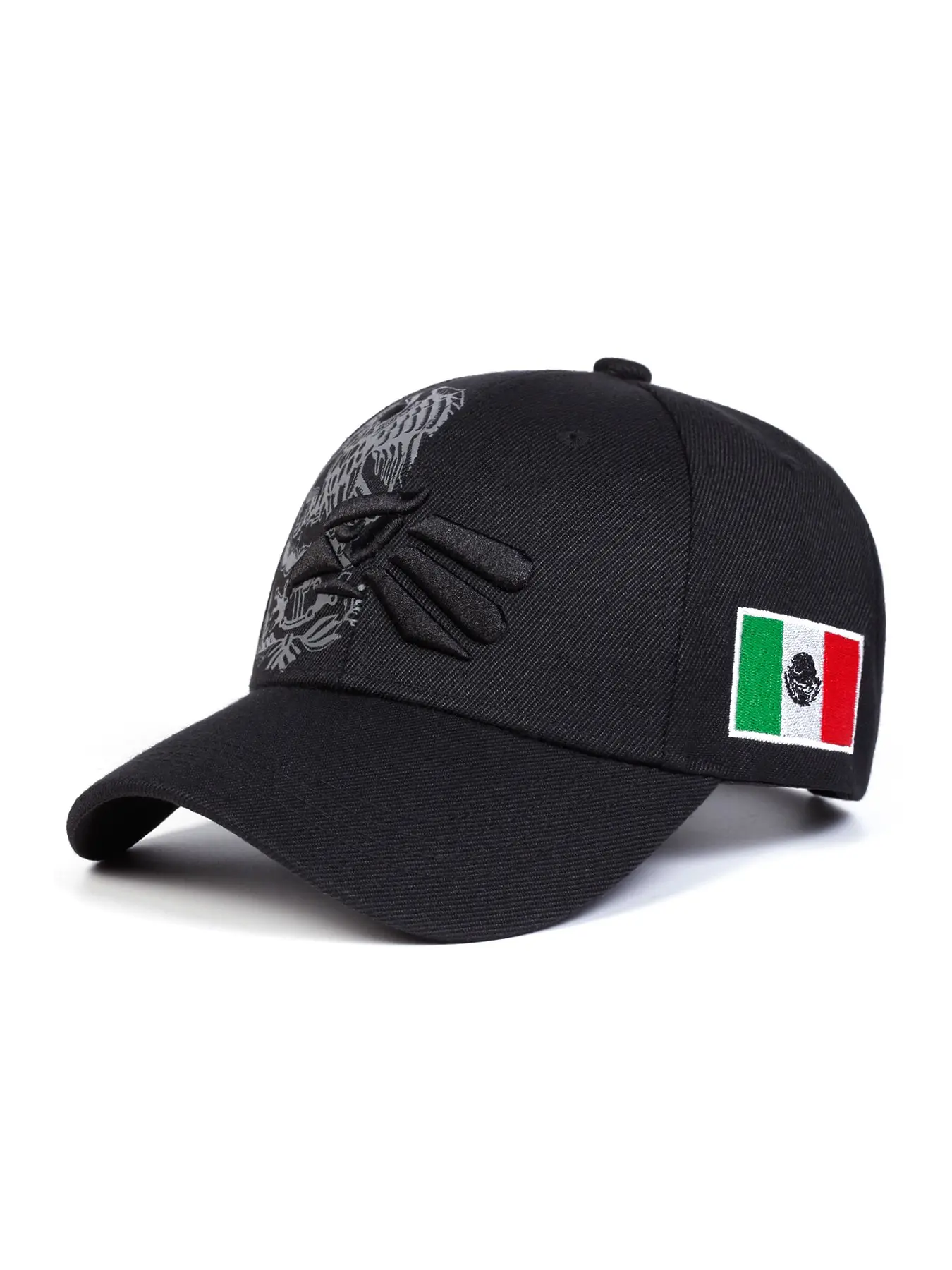 Unisex Eagle Baseball Hat Fitted Cool Hats Adjustable Sun Protection Casual Cap for Spring & Fall, Outdoor Travel Beach Vacation, Asymmetrical Design