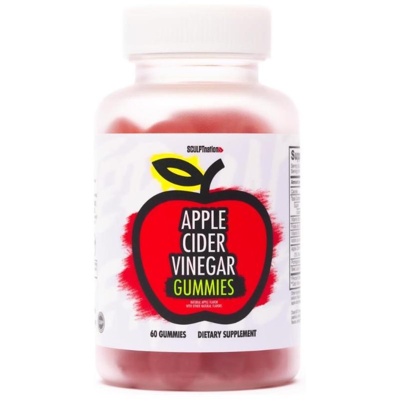Sculpt Nation Apple Cider Vinegar Gummies -  Digestion Support Healthcare Dietary apple  cider  vinegar Organic Vitamin