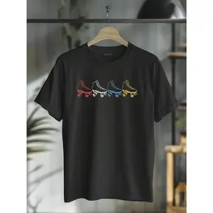 100% Cotton Roller Skating Roller Skate T-Shirt Gift For Roller Skater T-Shirt