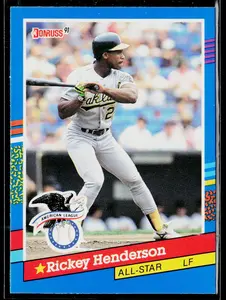 Rickey Henderson 1991 Donruss #53 Oakland Athletics
