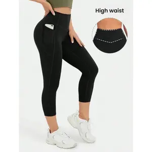 Women's SoCinched High Waisted Scrunch Butt Lifting Workout Leggings, Tummy Control Shaping Training UltraSculpt Leggings with Pockets, Spring Yoga Pants for Women, Gym Outfit # springtok Compression Contours Activewear # Outdoor Fun # ttshoprestock