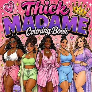 Thick madame coloring book