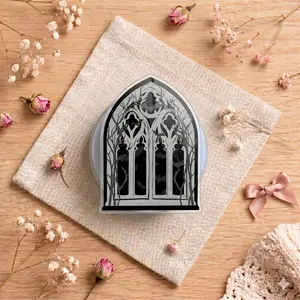 Magnetic Phone Grip Gothic Cathedral Window Design, Spooky Bat Witchy Phone Stand Holder, Removable Magnet Griptok For iPhone Android