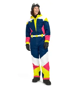 Men's Neon Knockout Ski Suit