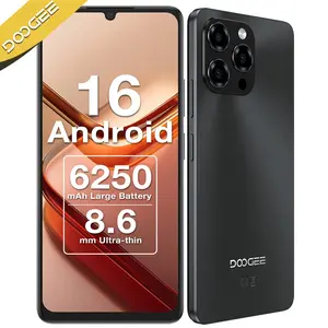 DOOGEE Note 58 Smartphone 6.75" HD+ 90Hz Display IPS Screen Android 16 8GB RAM+128GB ROM 6250mAh Battery T7250 Cellphone NFC