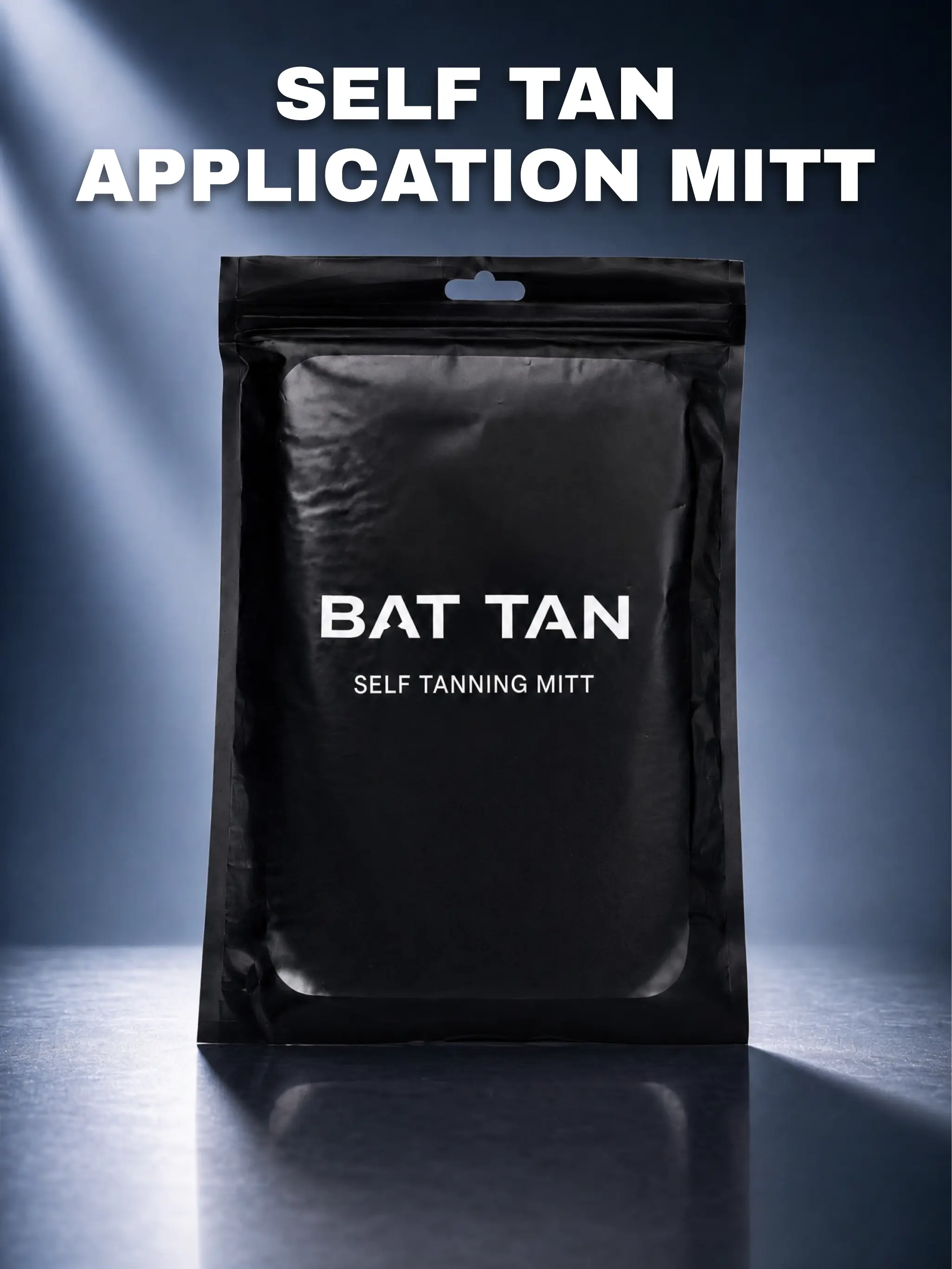 Self Tanner Mitt – Tanning Application Glove, Sunless Tan Applicator, Soft Velvet Mitt, Beauty Bath & Body Exfoliating Glove, Reusable, Streak-Free, BatTan