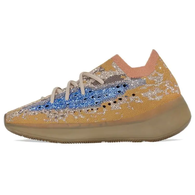 Adidas Yeezy Boost 380 Blue Oat Reflective' Cushioned Durable Low Top Sneakers Unisex FX9847