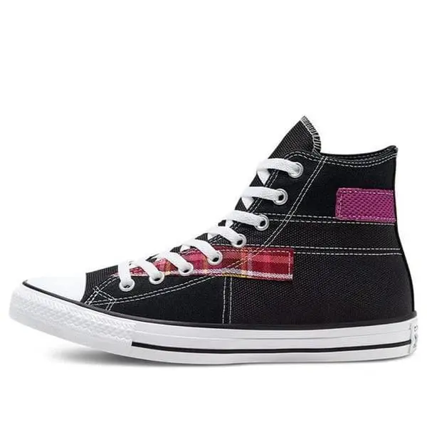 Men's Athletic High-Top Canvas Sneaker, Casual Colorblock Patchwork Shoe with Cushioned OrthoLite Insole and Color-Popped Outsole, Style 168745C-001, Footwear