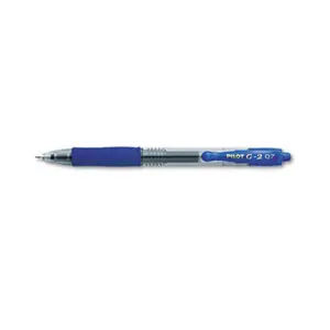 PILOT Retractable Fine Point Gel Ink Writing Pens, 0.4mm Tip, Blue Ink, Latex-Free, Smooth Writing, Pack of 12 for DIY Woodwork & Hobby Projects, Gel Ink Pens