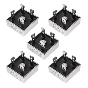 5pcs KBPC2510 2510 Bridge Rectifier Diode 25A 1000V Single Phase, Full Wave Electronic Silicon Diodes，4-Pin