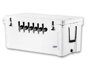 6-8 Tap Jockey Box, 170 Quart Roto, Custom Build