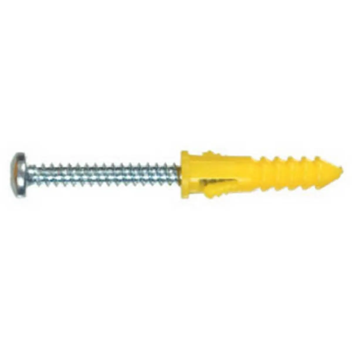 212 MAIN 8-10-12 Ribbed Plastic Anchors, 25-Pack with Screws, 5 Total Packs (Hillman Fasteners 41821), Includes Screws, Multi-Size, Wall Anchoring