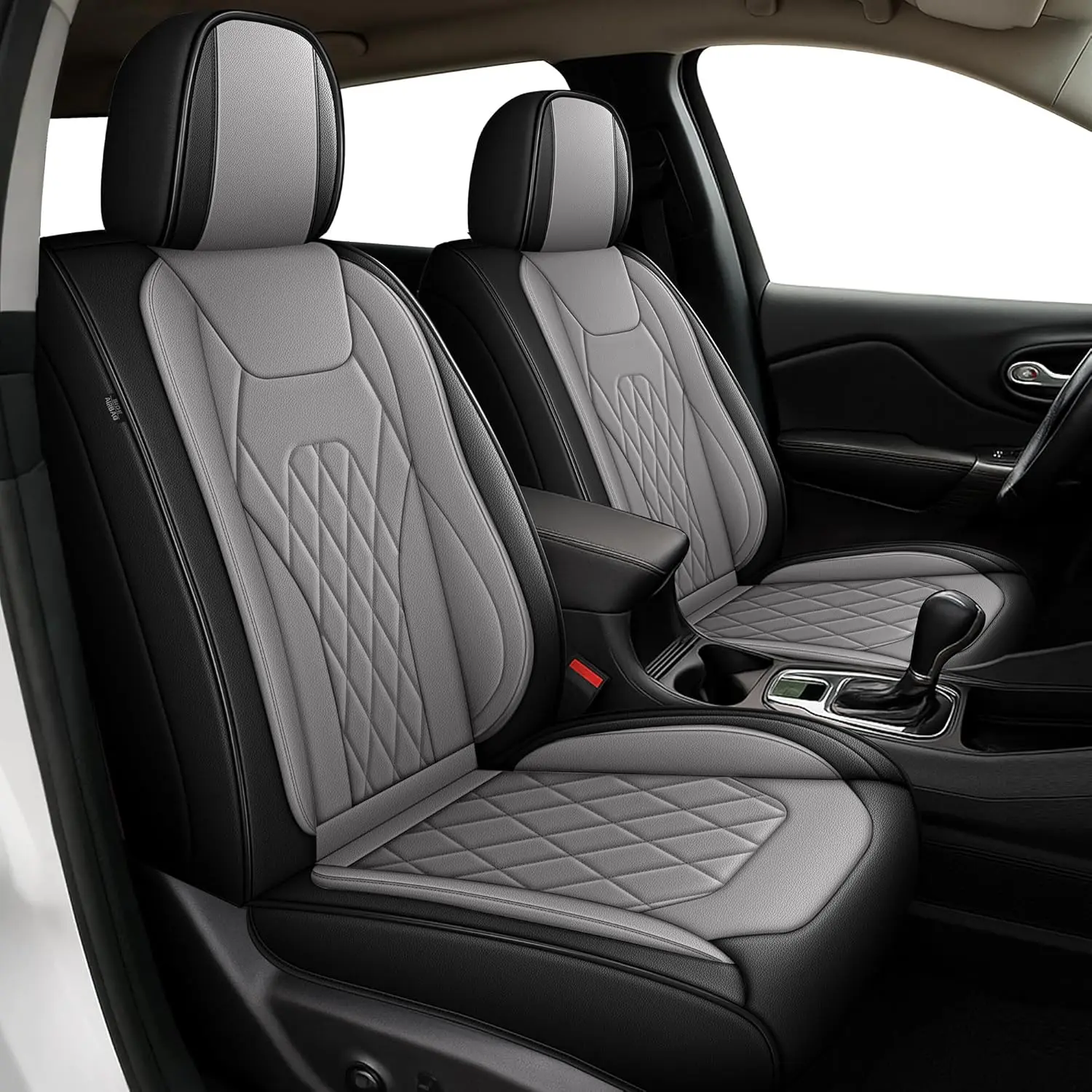 Faux Leather Full Set Car Seat Covers for 2003-2026 4Runner, 2/5-Seat Options, Airbag-Compatible, Pet-Friendly, Stain-Resistant, Easy-to-Install Auto Interior Protectors, Car-Compatible Seat Cushions