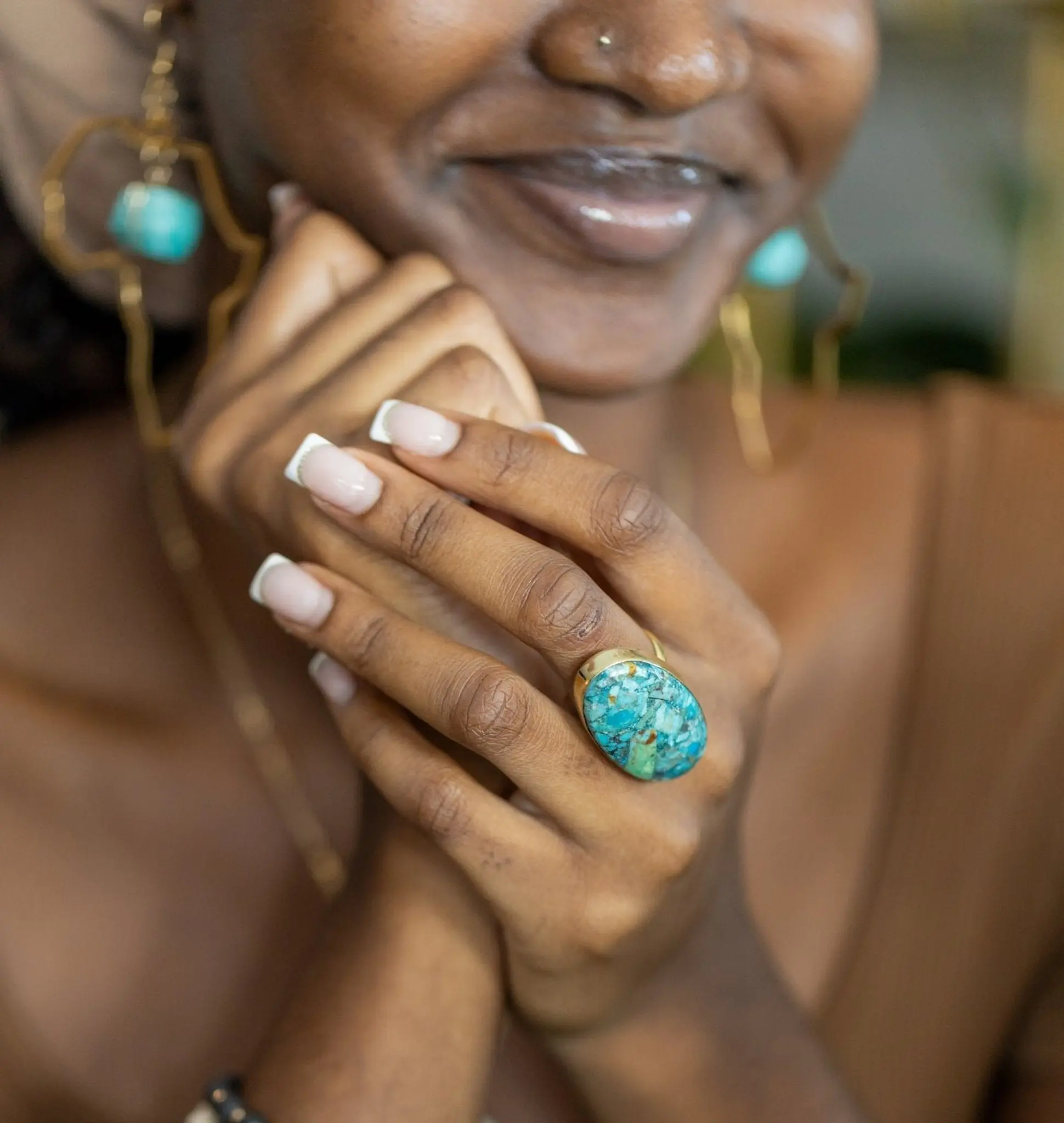Turquoise Gemstone Ring Turquoise Gemstone Ring