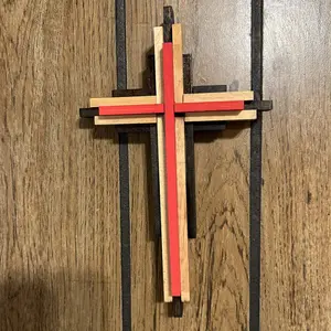 Red and black cross
