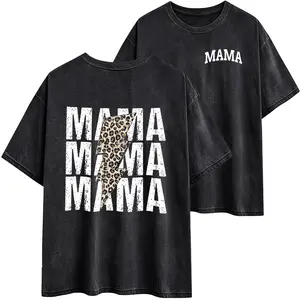 Women's Letter & Leopard Print T-shirt, Casual Long Sleeve Hooded Sweatshirt for all season, Women's Clothes for Daily Wear