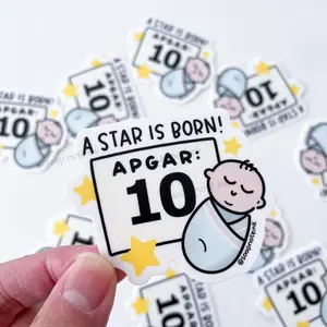 APGAR medical sticker pediatrics neonatology doctor surgeon nurse pediatrician