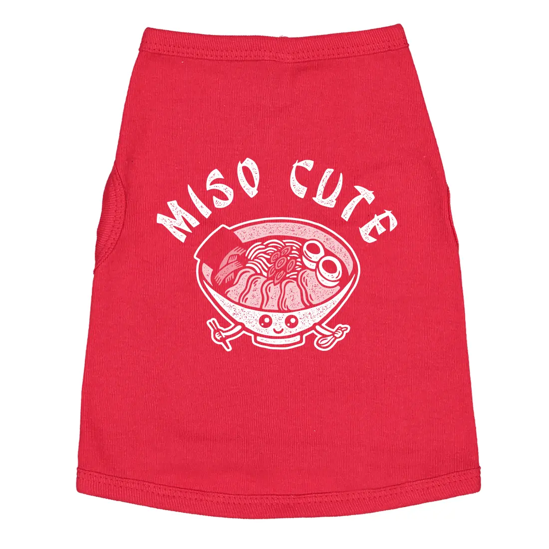 Miso Cute Dog Shirt Funny Saying Cute Graphic Hilarious Design Quote Novelty Tee Food Shirt For Dogs Funny Dog Puppy TShirt Red