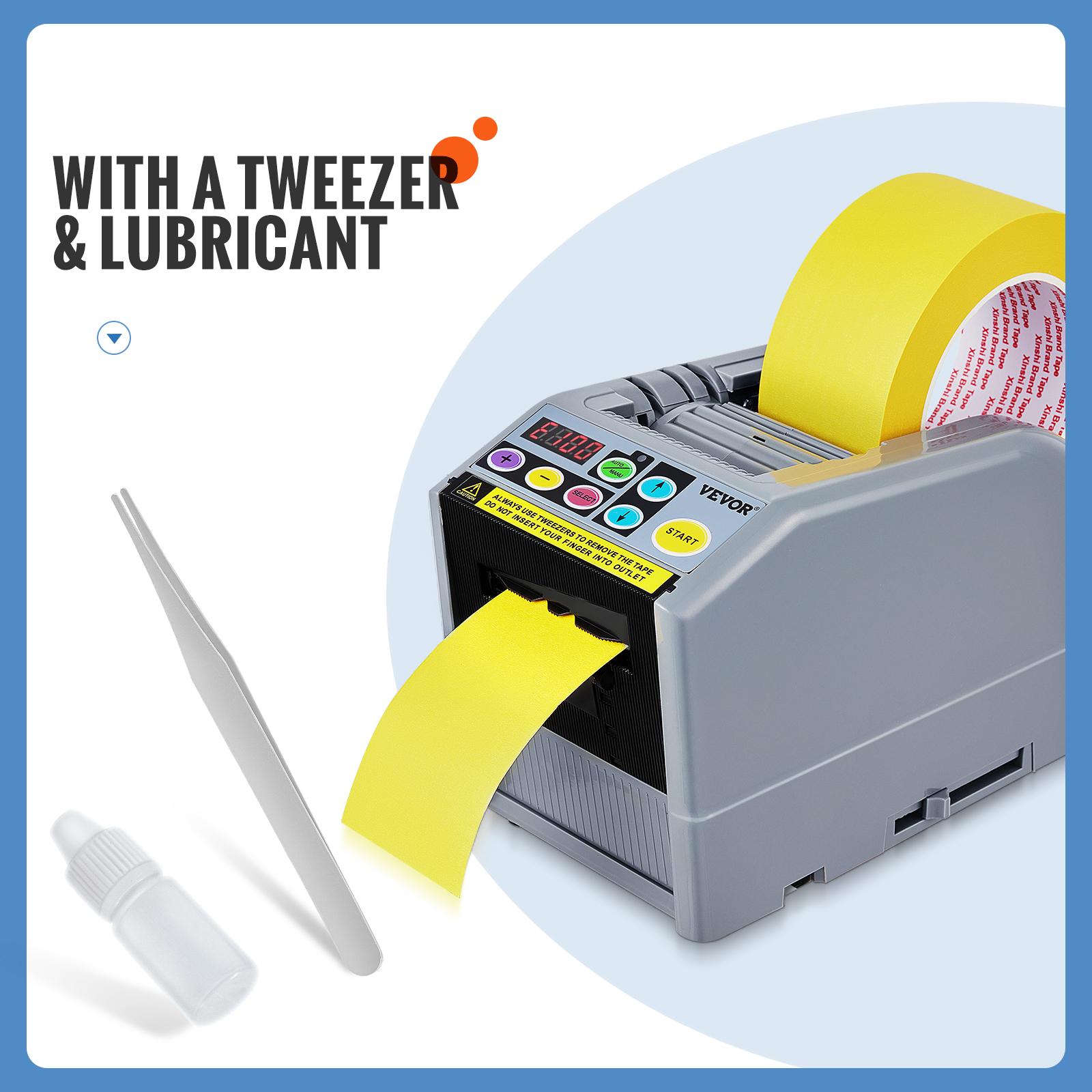 VEVOR Automatic Tape Dispenser Adhesive Electric Tape Cutter Packaging Machine Tape Cutting Machine 6-60mm Tape Width VEVOR Automatic Tape Dispenser Adhesive Electric Tape Cutter Packaging Machine Tape Cutting Machine 6-60mm Tape Width