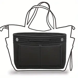 Purse Organizer Insert, Portable Bag Organizer Tote Insert With Multi Pockets For Handbag