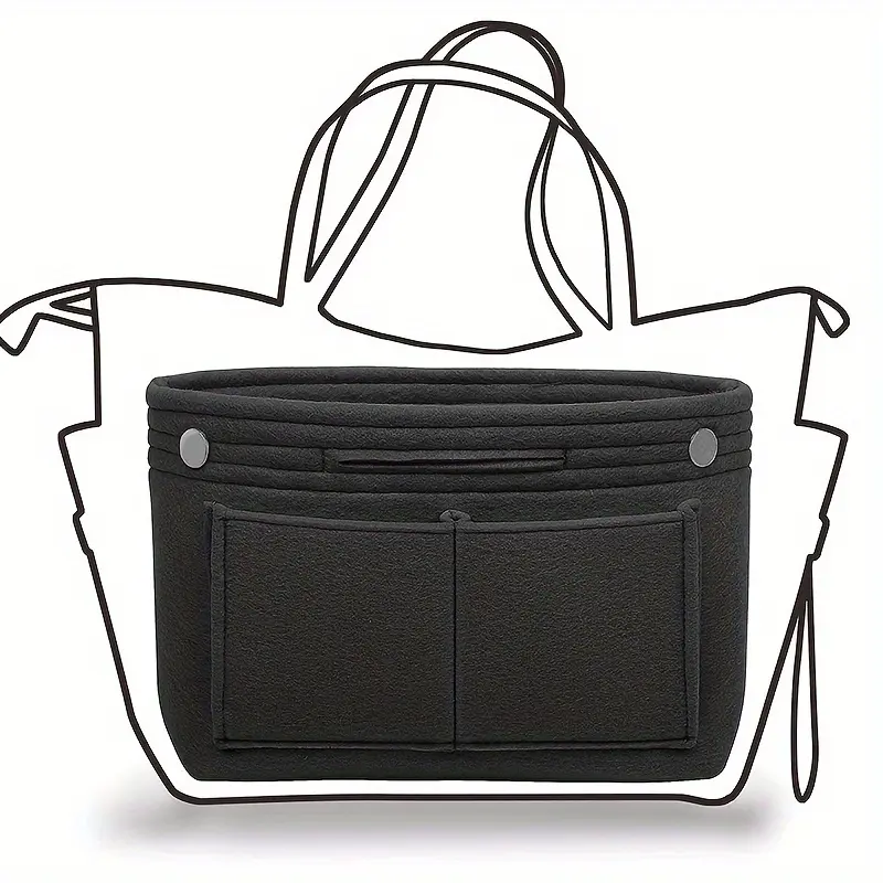 Purse Organizer Insert, Portable Bag Organizer Tote Insert With Multi Pockets For Handbag, Organizer Bags, Purse Storage Organizer