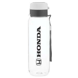 Honda 27 oz. h2go Tritan Bottle White BPA-Free Single-Wall Portable Water Bottle with Carry Strap & Secure Snap-Fit Lid - Cup