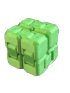 Infinity Cube - infinitely folding cube fidget for Kids and Adults with sensory textures